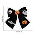 thumbnail image 3 of Roiihwy Large Halloween Bows Wreath, Pumpkin Bat Star Bows for Front Door, Black Ornament Tree Topper Bows for Halloween Indoor Outdoor Decor, 3 of 6