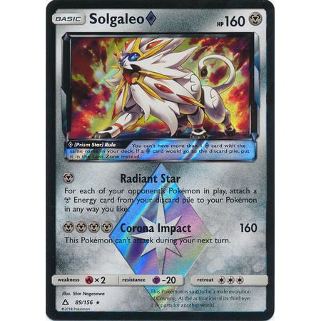 Pokemon Ultra Prism Solgaleo -Prism Star #89