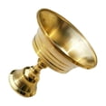 thumbnail image 1 of serony Support de Lampe à Huile en Laiton Tibétain Jaune Support de Lampe Ghee Rangée Sept-Étoiles Rond pour Pratiques de Méditation Bouddhiste Bouddhisme, 1 of 6