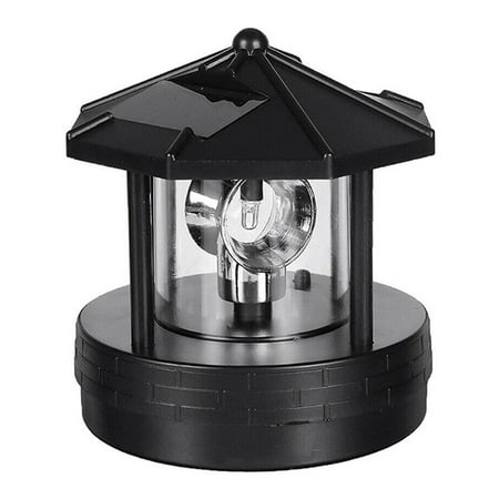 

Marbhall LED Solar Lighthouse Garden Lawn Light Outdoor Garden Waterproof Street Light Black