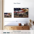 thumbnail image 4 of Elephant Stock In God We Trust Wall Art - Horizontal Canvas Wall Art - Living Room Wall Decor - Our America Canvas - Gray And Brown Decor - 12" x 8", 4 of 8