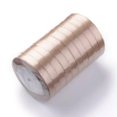thumbnail image 2 of EOEMY 10 Roll 1/4 Inch(6mm) Single Face Satin Ribbon Polyester Ribbon For Crafts Gifts-Peru, 2 of 2