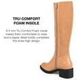 thumbnail image 3 of Journee Collection Womens Morgaan Tru Comfort Foam Stacked Heel Knee High Boots, 3 of 7