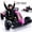 10AH-P, variant on VIBESPARK 24V Electric Go Kart, Drift Go Kart for Kids with Adjustable Seat, Two Drive Modes, Ultra-Long Battery Life, Bluetooth, LED lights, Ride on Car for Kids 6-12, Red
