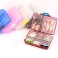 thumbnail image 4 of Pill Box Case Separation Organizer Dustproof Damproof Container White, 4 of 6