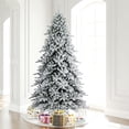 thumbnail image 5 of Vickerman 9' x 64" Flocked Bavarian Pine Artificial Unlit Christmas Tree., 5 of 5
