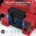 thumbnail image 2 of Inflador de neumáticos MaxMore 160 PSI inalámbrico compatible con Milwaukee, 2 of 9