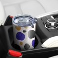 thumbnail image 5 of Leopard Print 20oz Coffee Tavel Tumblers, Stainless Steel Mobile Tumbler, Vacuum Insulated Coffee Mug with Lid, Spill-Proof Travel Cup for Hot & Cold Drinks, 5 of 6