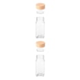 thumbnail image 4 of Monstrate Glass Spice Jar with Lid Empty Storage Salt Square Pepper Restaurant Condiment Cooking Barbecue Seasoning Bottle Picnic 120ml 2piezas, 4 of 6