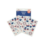 Way to Celebrate Patriotic Tattoo Set, 48 piece