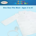 thumbnail image 5 of Playful Minds: Doctor Roleplay Set - 6pc White & Red Costume, Coat-Mask-Thermometer, Sounds Stethoscope, Toy Accessories, Dress-Up, Pretend, Kids 3+, 5 of 9
