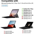 thumbnail image 2 of Fintie Coque Rigide pour Microsoft Surface Pro 7 Plus/Pro 7/ Pro 6/ Pro 5/ Pro LTE, Protection Antichoc Folio Robuste, 2 of 5