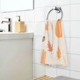 thumbnail image 3 of Yayeee 100% Cotton Hand Towels for Bathroom 16" x 28" Soft Absorbent Kitchen Towel, Beige Fall Acorns Pattern, 3 of 7