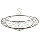 thumbnail image 1 of Macetas colgantes de hierro, maceta de metal con forma de cesta para flores, para interiores y exteriores Tamaño de forma de luna, 1 of 7