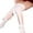White, variant on Fauean Tights for Women High Glossy Elastic Nylon Sheer Patchwork Bowknot Stockings Black