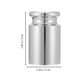 thumbnail image 4 of MasteelfCA 2 Pcs Poids de Balance Professionnelle 200g Poids d'Étalonnage en Acier Poids de Balance Numérique, 4 of 8