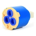 thumbnail image 3 of Ceramic Disc , Ceramic Replacement Water Mixer Tap Inner Control Kitchen Waterfall Faucet Valve PP Plastic Blue, 3 of 8