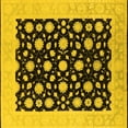 thumbnail image 1 of Ahgly Company Indoor Square Oriental Yellow Traditional Area Rugs, 6' Square, 1 of 4