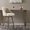 Sand + Polyester+3, variant on DIANJIE 360 Degree Swivel Counter Stool Medium Back Solid Wood Legs Polyester Linen Upholstery Metal Footrest For Kitchen Island Bar