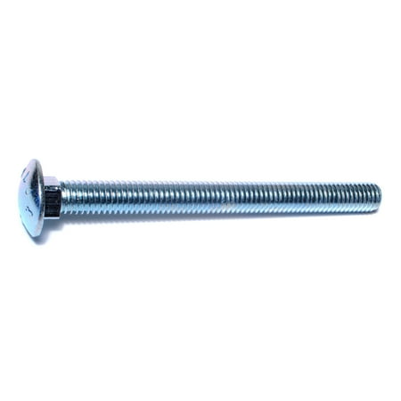 

7/16 -14 x 5 Zinc Plated Grade 2 / A307 Steel Coarse Thread Carriage Bolts CBS-601