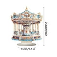 thumbnail image 2 of NIUBWJL Christmas Rotating Merry-go-round Small Ornament Flat Decoration Multi Functional Desktop Display Home Decoration, 2 of 6