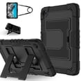 thumbnail image 1 of Funda para Samsung Galaxy Tab A9+, Silicona Anti-caída + Capa Protectora de PC con Soporte Grande Oculto, Correa para el Hombro, Funda Protectora Resistente a Golpes y Tres Pruebas para Tablet, Negro, 1 of 8