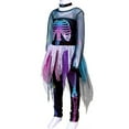 thumbnail image 6 of FYDUU Toddler Baby Girl Clothes Girls Halloween Outfit Skeleton Outfit Scary Bone Party Dress For Kids Toddler Girls Party Performance Jumpsuit 5-6 Years, 6 of 8