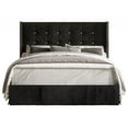 thumbnail image 5 of HMD Wilie King Tufted Upholstered Platform Bed, Black, 5 of 5