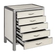 thumbnail image 3 of Home Fare Modern Shimmer 5 Drawer Accent Chest in Silver, 3 of 6