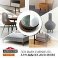 thumbnail image 3 of X-Protector 16 Heavy-Duty Felt Furniture Pads 2” Thick - Round Felt Pads for Furniture Feet - Brown, 3 of 6