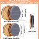 thumbnail image 5 of Tapas de Madera para Tarros de Cristal, Tapas de Madera de Boca y Regular, Reutilizables., 5 of 5