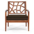 thumbnail image 2 of Jennifer Fabric Lounge Arm Chair in Brown, 2 of 3