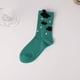 thumbnail image 1 of Zhuge 3 pares de calcetines finos de algodón para mujer, calcetines de algodón suave para mujer por encima del tobillo (verde), 1 of 2