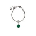 thumbnail image 2 of Delight Jewelry 12mm Crystal Rivoli - Green Lord Guide Me Charm Bead, 2 of 4