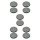 thumbnail image 3 of Kenally 2 piezas de plástico de PVC para automoción, portabotellas, alfombrilla Circular, impermeable, reutilizable, almohadilla antideslizante, Weiß 5piezas Kenally CBP251623, 3 of 4