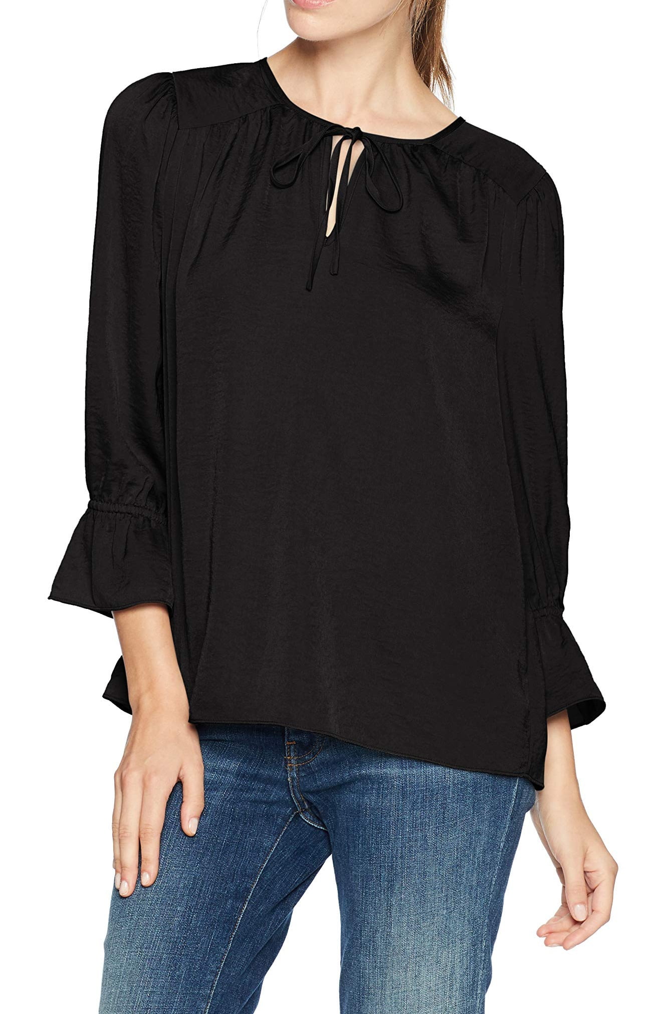 Lucky Brand Womens Small Parachute Peasant Top Blouse S