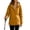 Yellow, variant on Women Casual Outdoor Jackets Plus Size Hooded Long Sleeve Solid Color Waterproof Jackets for Sports Hiking Casual Loose Windbreaker with Zippered Pockets