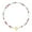 Light Blue 7, variant on Colorful Bead Necklace Handmade Necklace Adjustable Necklace Fashion Neck Jewelry Charm Necklace Present for Women