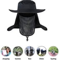 thumbnail image 2 of Chapeaux de Pêche, Chapeau de Randonnée Pliable en Nylon avec Protection Uv, 2 of 5