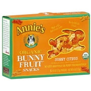 Annie's Homegrown Bunny Sunny Citrus Fruit Snack, 5ct (Pack of 12)