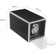 thumbnail image 2 of Mechanical Watch Automatic Winding Box, Quiet Open Lid Self-Stop Single Watch Shaker, for Mechanical Watch Anti-Stopping, Anti-Dust/Wear, Storage Display, 2 of 6
