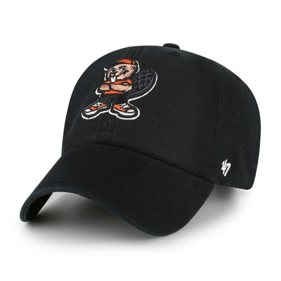Youth '47 Black Oregon State Beavers Clean Up Adjustable Hat