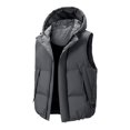 thumbnail image 1 of Ceisia Men's Fashion Stand Collar Zipper Sleeveless Tank with Pockets Casual Outerwear Gift, 1 of 5
