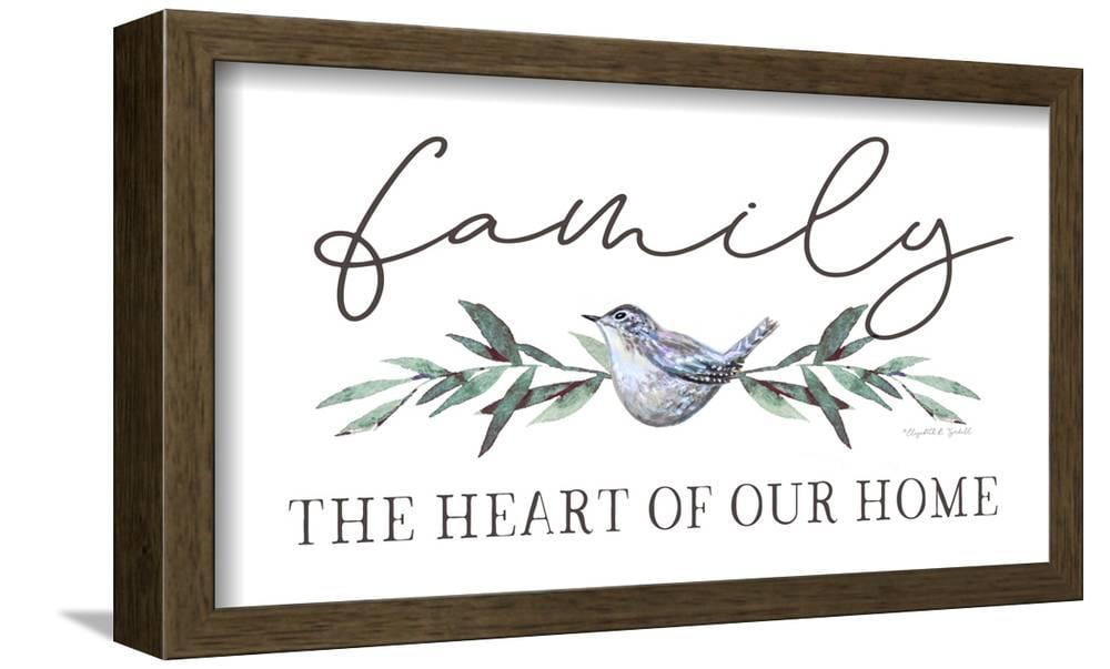 The Heart of Our Home, Framed Canvas Wall Art by Sagebrush