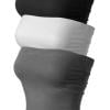 3PACK - Black/Charcoal/White