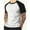 White, variant on ITSAME Men's Raglan Tee, Short Sleeve Classic Fit Crew Neck Summer Casual Gym T-Shirt Black M