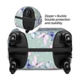 thumbnail image 4 of Haiem Colorful Butterfly Luggage Cover Printed Suitcase Covers for Luggage Elastic Washable Suitcase Protector Fits 18-32 Inch Luggage-Small, 4 of 9