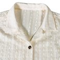 thumbnail image 5 of IWRICH Men's 2 Pieces Outfits Summer Beach Set Short Sleeve Button down Shirts and Shorts 2 Piece Loose Fit Hawaiians Sets Beige L, 5 of 7