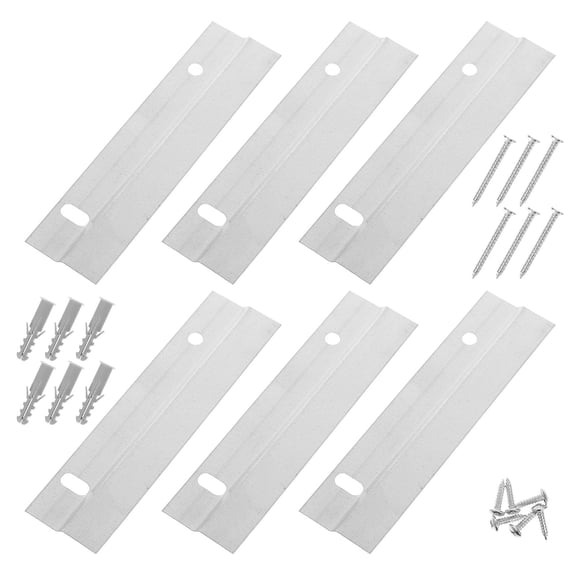 Phenofice 3Set Z Shaped Aluminum Alloy French Cleat Hanger Bracket for Wall Mounting Art Frames
