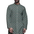 thumbnail image 4 of Atasi Printed Long Sleeve Kurta With Pajama Set For Men Summer Clothing, 4 of 4